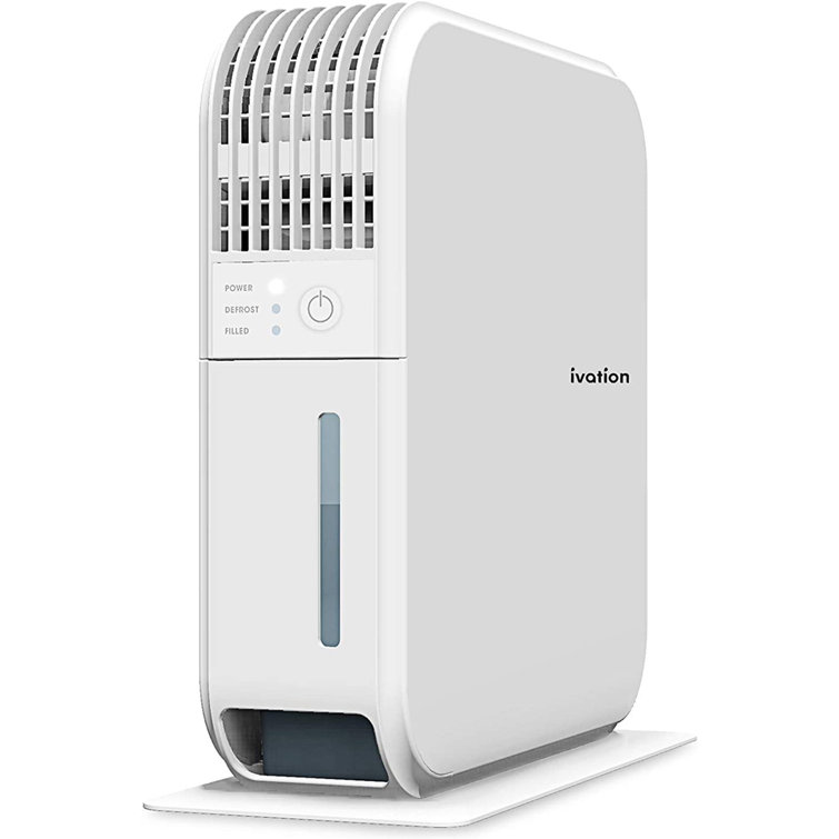 Ivation Thin And Compact 400Ml Thermoelectric Dehumidifier With Uv